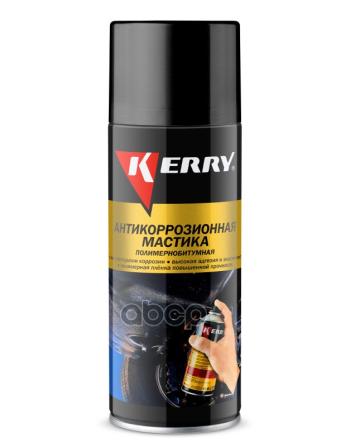 319 р. Мастика-Антигравий Kerry Полимерно-Битумная, Антикоррозийная ( 520 Мл) Аэроз. (Kr-955) Kerry арт. KR-955  с доставкой в г. Кемерово. Увеличить фотографию 1