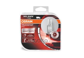 1 279 р. Лампа Галогеновая H1 24V  70W Osram Truckstar Pro +100% P14.5s (2 Шт.,К-Кт) (64155Tsp-Hcb*) Osram арт. 64155TSP-HCB*  с доставкой в г. Кемерово. Увеличить фотографию 1