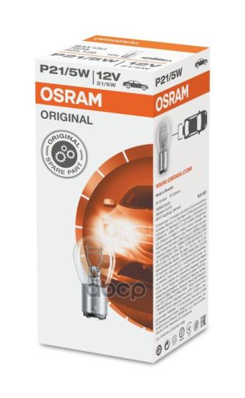 119 р. Лампа 12 V 215 W (2-Х Контакт.) Osram (Повторит.,Стоп-Сигн.,Габар.) Bay15d Original (7528) Osram арт. 7528  с доставкой в г. Кемерово. Увеличить фотографию 1