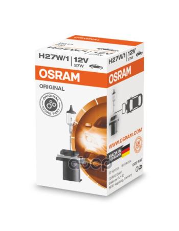419 р. Лампа Галогеновая H27 12V  27W Osram Pg13 Halogen Original (880) Osram арт. 880  с доставкой в г. Кемерово. Увеличить фотографию 1