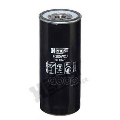 1 909 р. Фильтр Масляный, Hengst, H200w20 Hengst арт. H200W20  с доставкой в г. Кемерово