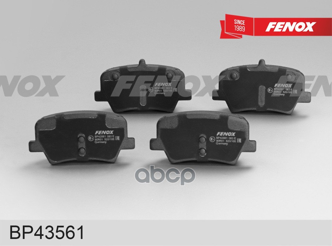 1 289 р. Колодка Тормозная Задняя Geely Tugella 19 Fenox (Bp43561) FENOX арт. BP43561  с доставкой в г. Кемерово