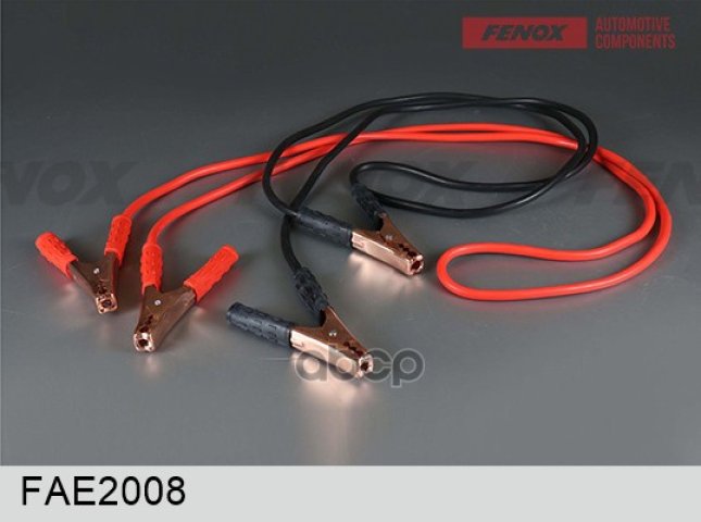 1 079 р. Провода Пусковые (Прикуривания) Fenox 300А В Сумке, 2.5 М FENOX арт. FAE2008  с доставкой в г. Кемерово
