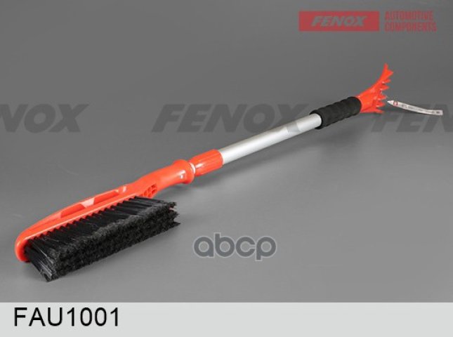 479 р. Щетка Для Снега Fenox 90-130 См С Поролоновой Рукояткой И Мягкой Распушенной Щетиной + Скребок FENOX арт. FAU1001  с доставкой в г. Кемерово
