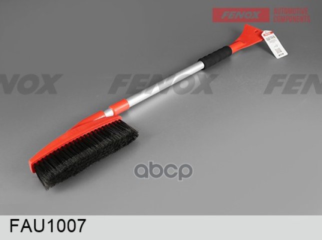 539 р. Щетка Для Снега Fenox 100 См С Поролоновой Рукояткой И Мягкой Распушенной Щетиной + Скребок (Телеско FENOX арт. FAU1007  с доставкой в г. Кемерово