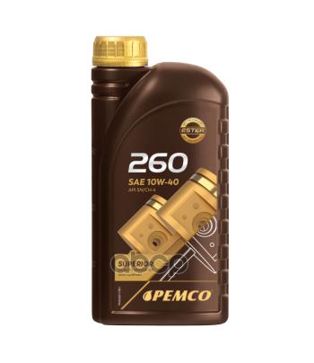 PEMCO Масло Моторное Полусинтетическое Pemco 260 Sae 10W-40, 1Л