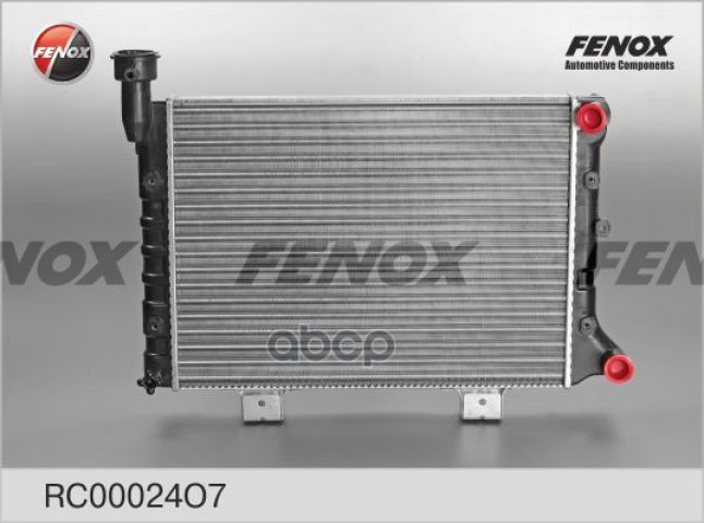 3 399 р. Радиатор Охлаждения Ваз 21043-73 Алюм. 2-Ряд. (Инж.) (Rc00024o7) Fenox (Rc00024o7) FENOX арт. RC00024O7  с доставкой в г. Кемерово