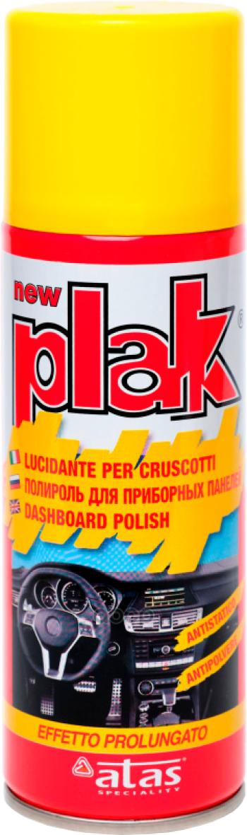 240 р. Полироль Пластика И Панели Plak Антистатик Лимон (200Мл) Аэрозоль (5100) PLAK арт. 5100  с доставкой в г. Кемерово. Увеличить фотографию 1