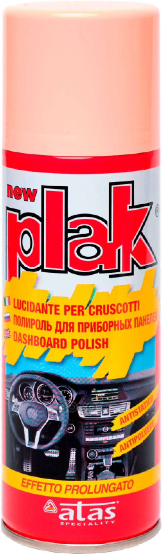 240 р. Полироль Пластика И Панели Plak Антистатик Персик (200Мл) Аэрозоль (5105) PLAK арт. 5105  с доставкой в г. Кемерово