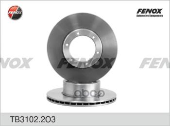 Диск Переднего Тормоза Для АМ Газ 3302 D-104 НО Fenox (Tb3102.2o3) (33023501077) FENOX арт. TB3102.2O3