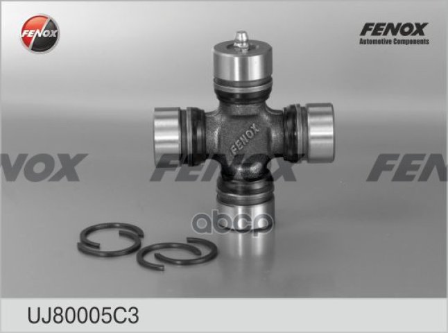 599 р. Крестовина Москвич С Масленкой; Смазка, Крепеж Fenox (Uj80005c3) (412-2201025) FENOX арт. UJ80005C3  с доставкой в г. Кемерово