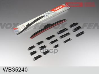 Щетка Стеклоочистителя 350 Мм14 Гибридная Fenox Крепление: 15 В 1 FENOX арт. WB35240