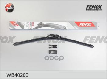 Щетка Стеклоочистителя 400 Мм16 Бескаркасная Fenox + 5 Адаптеров (1Шт.) (Wb40200) FENOX арт. WB40200