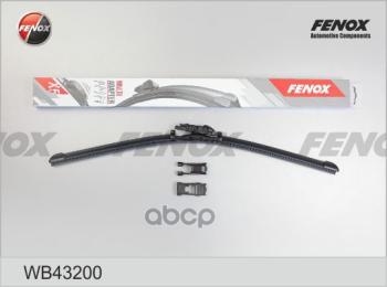 Щетка Стеклоочистителя 430 Мм17 Бескаркасная Fenox + 5 Адаптеров (1Шт.) (Wb43200) FENOX арт. WB43200