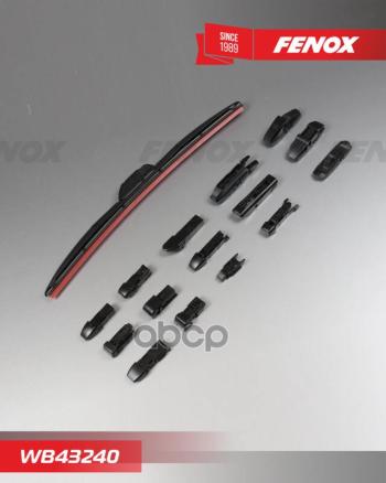 399 р. Щетка Стеклоочистителя 430 Мм17 Гибридная Fenox Крепление: 15 В 1 FENOX арт. WB43240  с доставкой в г. Кемерово. Увеличить фотографию 2