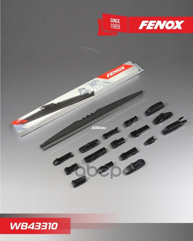 449 р. Щетка Стеклоочистителя 430 Мм17 Зимняя Fenox  (1 Шт) Крепление: 15 В 1 FENOX арт. WB43310  с доставкой в г. Кемерово