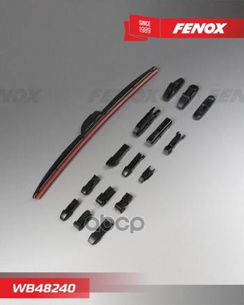 429 р. Щетка Стеклоочистителя 480 Мм19 Гибридная Fenox Крепление: 15 В 1 FENOX арт. WB48240  с доставкой в г. Кемерово. Увеличить фотографию 2