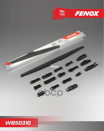 679 р. Щетка Стеклоочистителя 500 Мм20 Зимняя Fenox  (1 Шт) Крепление: 15 В 1 FENOX арт. WB50310  с доставкой в г. Кемерово. Увеличить фотографию 3