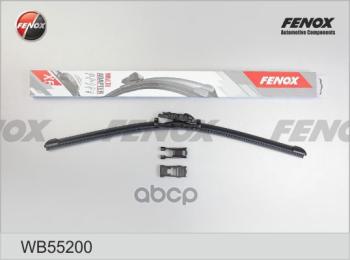 Щетка Стеклоочистителя 550Мм22 Бескаркасная Fenox + 5 Адаптеров (1Шт.) (Wb55200) FENOX арт. WB55200