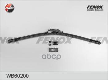 Щетка Стеклоочистителя 600 Мм24 Бескаркасная Fenox + 5 Адаптеров (1Шт.) FENOX арт. WB60200