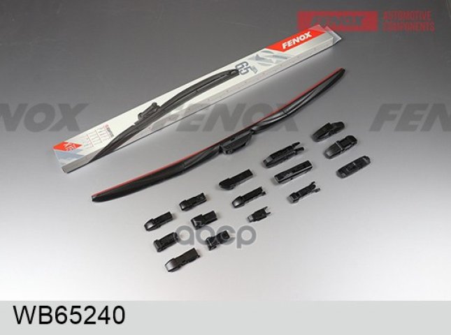 559 р. Щетка Стеклоочистителя 650Мм24 Гибридная Fenox Крепление: 15 В 1 FENOX арт. WB65240  с доставкой в г. Кемерово