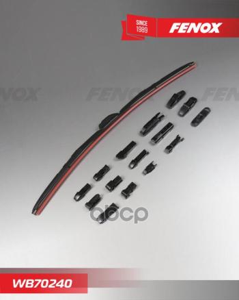 489 р. Щетка Стеклоочистителя 700 Мм24 Гибридная Fenox Крепление: 15 В 1 FENOX арт. WB70240  с доставкой в г. Кемерово. Увеличить фотографию 9