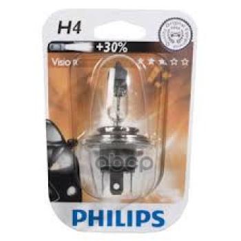 349 р. Лампа Галогеновая H4 12V  6055W Philips Vision +30%  P43t, Блистер Original (12342Prb1) Philips арт. 12342PRB1  с доставкой в г. Кемерово. Увеличить фотографию 1