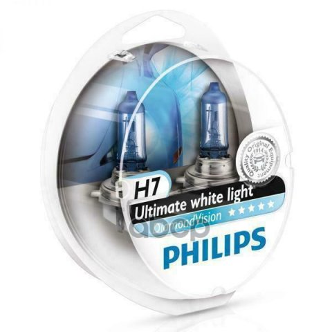 1 989 р. Лампа Галогеновая H7 12V  55W Philips Diamond Vision  Px26d (2 Шт.) Philips арт. 12972DVS2*  с доставкой в г. Кемерово