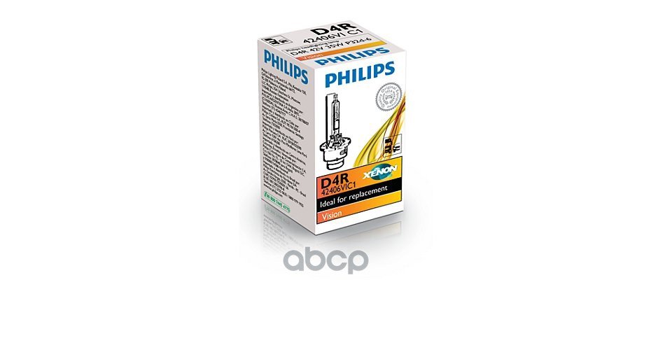 5 899 р. Лампа Ксеноновая D4r 42V 35W Philips Xenon Vision P32d-6 Philips арт. 42406VIC1  с доставкой в г. Кемерово