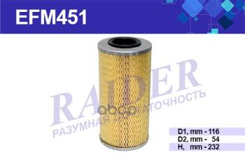 Фильтр Масляный Маз Дв. Ямз 236, 238, 7601, 7511, Камаз Евро Raider Сетка (Efm451) (840-1012038-12 RAIDER арт. EFM451