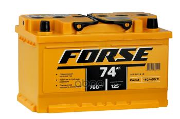 Аккумулятор  74 Forse Обратная Полярность (Низкий) FORSE арт. 574 114 050