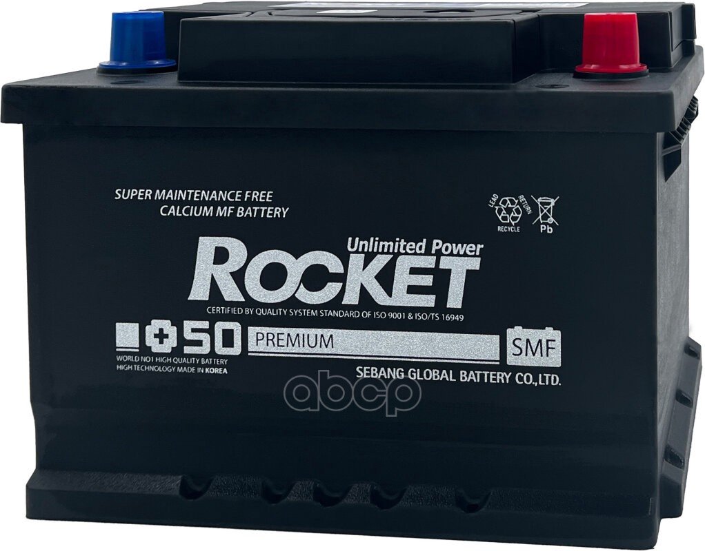 9 449 р. Аккумулятор  62 Rocket Smf Обратная Полярность (Низкий) ROCKET арт. SMF 62L-LB2  с доставкой в г. Кемерово