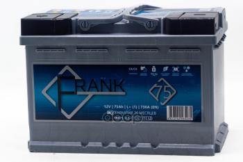 Аккумулятор  75 Frank Прямая Полярность FRANK арт. FR075.1L3