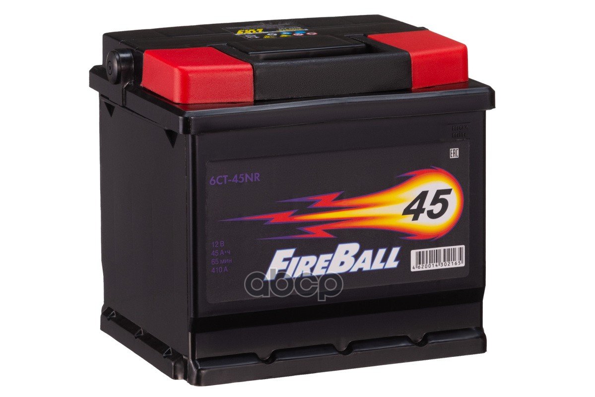 5 199 р. Аккумулятор  45 Fire Ball Обратная Полярность FireBall арт. 545 104 020  с доставкой в г. Кемерово