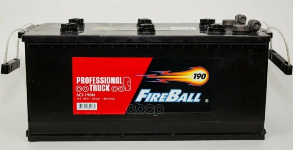 17 799 р. Аккумулятор 190 Fire Ball Рос. Полярность (С Переходником Под Болт) FireBall арт. 690 132 020  с доставкой в г. Кемерово