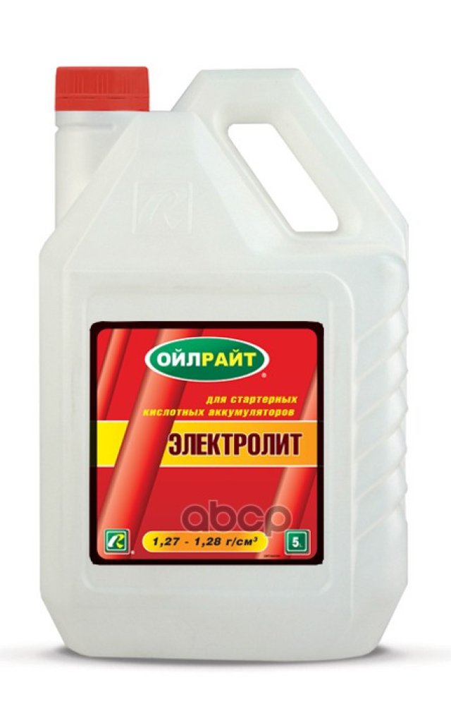 479 р. Электролит Кислотный (Плотность 1.27-1.28) ( 5Л) OILRIGHT арт. 5503  с доставкой в г. Кемерово