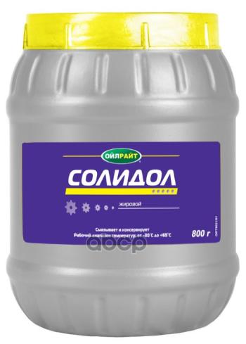 183 р. Смазка Солидол  Oilright   800Гр. Жировой OILRIGHT арт. 6021  с доставкой в г. Кемерово. Увеличить фотографию 1