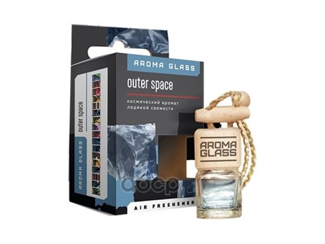 153 р. Ароматизатор Подвесной Бутылочка Fouette Aroma Glass Ледяная Свежесть Fouette арт. AG-12  с доставкой в г. Кемерово