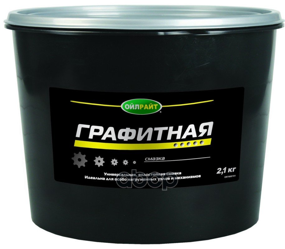 419 р. Смазка Графитная  Oilright 2,1Кг.  Ведро OILRIGHT арт. 6087  с доставкой в г. Кемерово