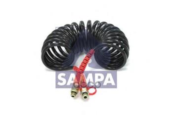 Шланг Витой (Красный Шланг) Болт M16Гайка М18 (L=4,5 М, 24 Витка) SAMPA арт. 095179