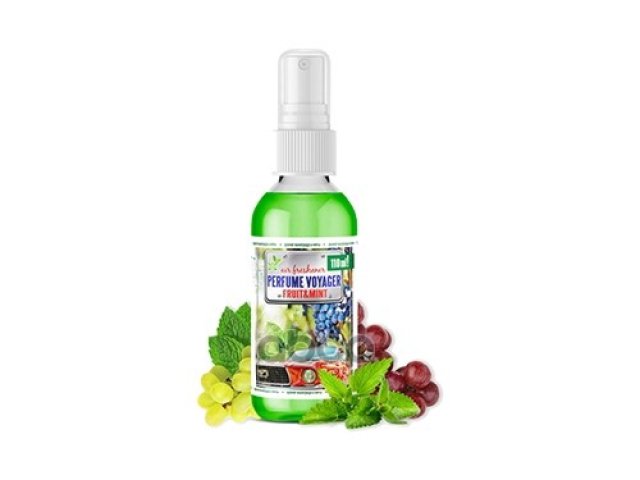 111 р. Ароматизатор Спрей Fouette Perfume Voyager Fruit&Mint (110 Мл) (Pv-01) Fouette арт. PV-01  с доставкой в г. Кемерово