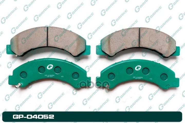 4 419 р. Колодка Тормозная Дисковая Hino300 ШК,Isuzu Nkr К-Т G-Brake G-BRAKE арт. GP-04052  с доставкой в г. Кемерово