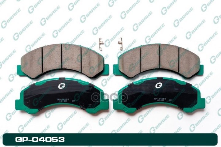 5 319 р. Колодка Тормозная Дисковая Isuzu Nnr,Npr,Nqr E56,Nissan,Mazda К-Т G-Brake G-BRAKE арт. GP-04053  с доставкой в г. Кемерово