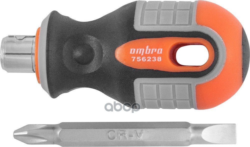349 р. Отвертка Комбинированная Ph2-Sl6 38 Мм Ombra Серия Round Grip (756238) OMBRA арт. 756238  с доставкой в г. Кемерово