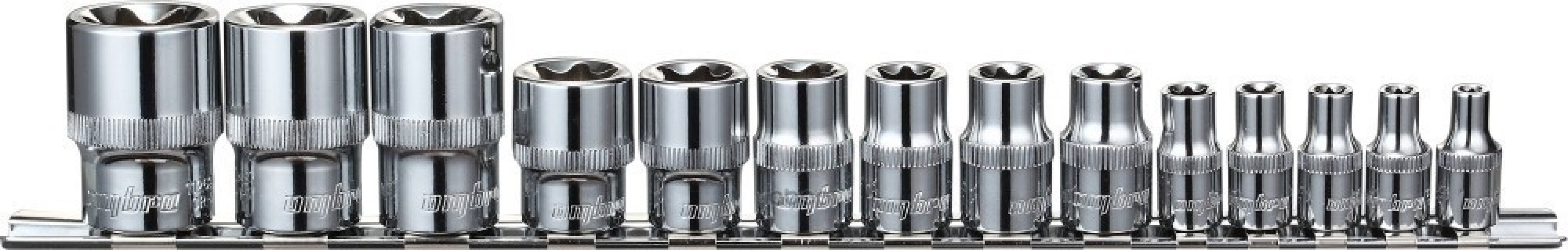 1 799 р. Набор Головок Torx 12, 14, 38 (14 Предм. E4-E24) Ombra Рельс (910614) OMBRA арт. 910614  с доставкой в г. Кемерово