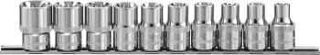 1 779 р. Набор Головок Torx 12(10 Предм. E8-E24) Ombra Рельс (912610) OMBRA арт. 912610  с доставкой в г. Кемерово. Увеличить фотографию 1