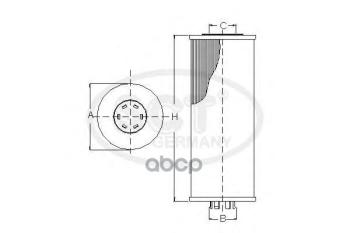 Фильтр Топл.ff 5405  Pe5405 Actros SCT арт. ST716P