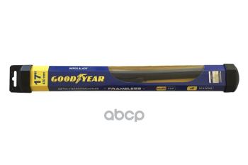 779 р. Щетка Стеклоочистителя 430 Мм17 Бескаркасная Goodyear Multiclip (1 Шт.) GOODYEAR арт. GY000417  с доставкой в г. Кемерово. Увеличить фотографию 5
