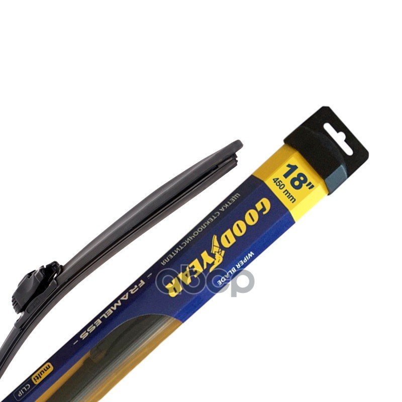 779 р. Щетка Стеклоочистителя 450 Мм18 Бескаркасная Goodyear Multiclip (1 Шт.) (Gy000418) GOODYEAR арт. GY000418  с доставкой в г. Кемерово