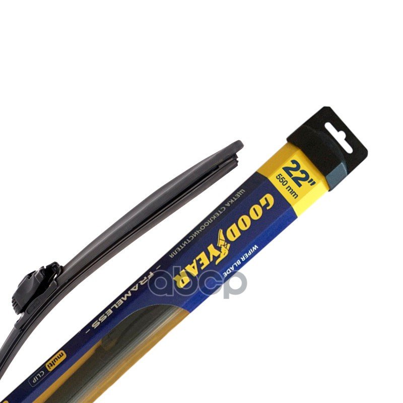 779 р. Щетка Стеклоочистителя 550 Мм22 Бескаркасная Goodyear Multiclip (1 Шт.) (Gy000422) GOODYEAR арт. GY000422  с доставкой в г. Кемерово